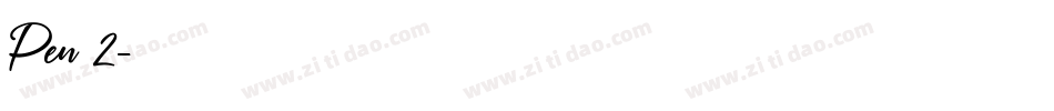 Pen 2字体转换